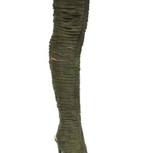 OLIVE open toe Boots